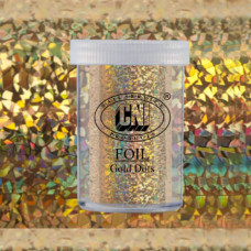 CNI Фольга № 013 Золотые точки 3*100см